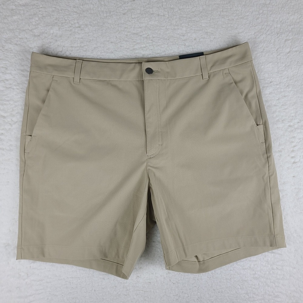 VRST Shorts Mens 40 Beige 7" Inseam Casual Chino Performance Golf NWT‎ NEW